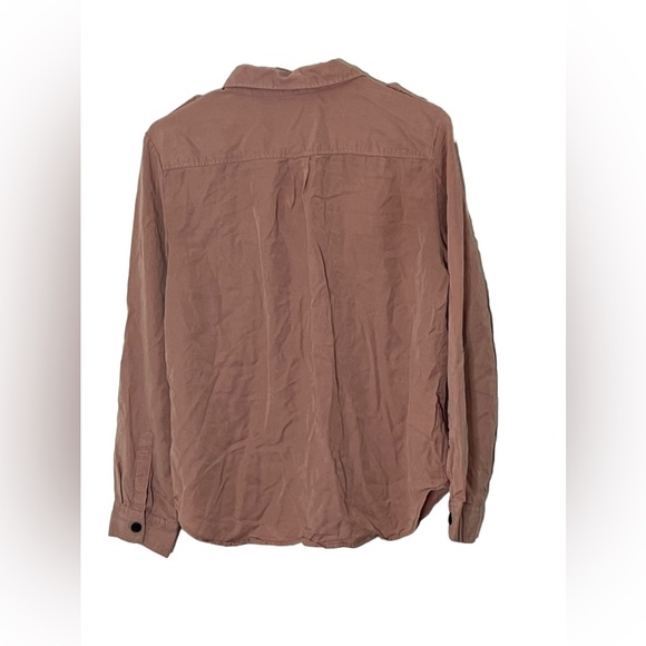 Velvet Heart Women’s Dusty Rose Long Sleeve Blouse M - Picture 2 of 4